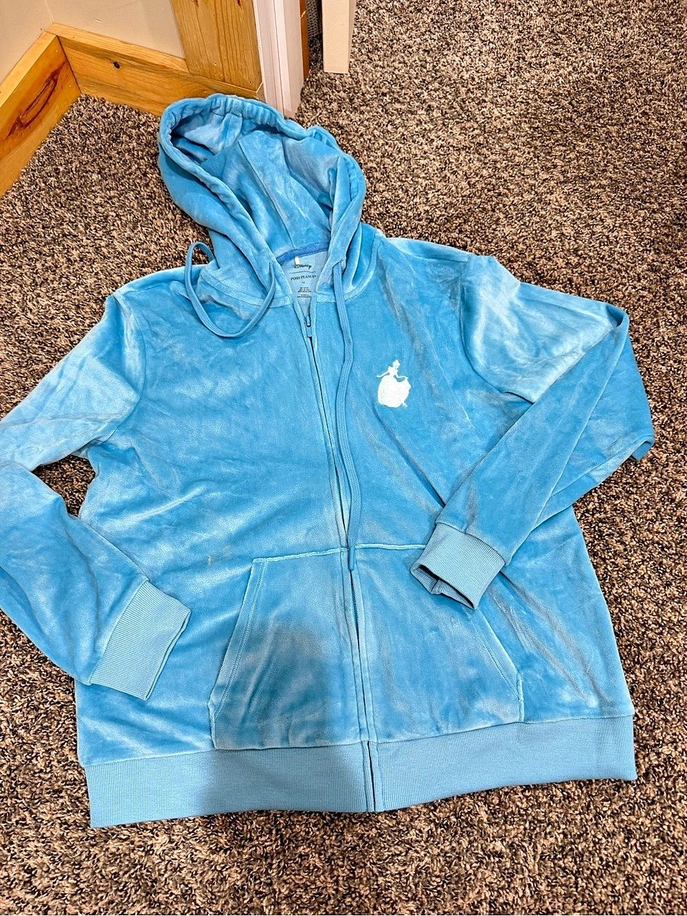 Disney Cinderella Posh Peanut Zip-Up Hoodie Blue
